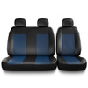 Fundas universales para asientos de coche para Fiat Ducato I, II, III, IV (1981-2019) - BC-BL