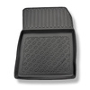 Conjunto de alfombrilla para maletero y alfombrillas para el interior del coche TPE para: Mitsubishi ASX II SUV (03.2023-....) - maletero superior; retirable en la posición más alta; no para E-Tech Full Hybrid