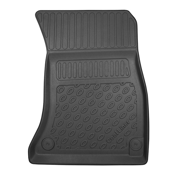 Conjunto de alfombrilla para maletero y alfombrillas para el interior del coche TPE para: Audi Q5 II FY SUV (01.2017-08.2024) - también para modelos con rieles; no adecuado para versión TFSI e plug-in hybrid; asientos traseros fijos