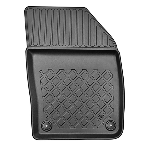 Conjunto de alfombrilla para maletero y alfombrillas para el interior del coche TPE para: Volvo V60 II Familiar (07.2018-....) - no adecuado para coches biFuel / motor T6 Twin con tanque de gas