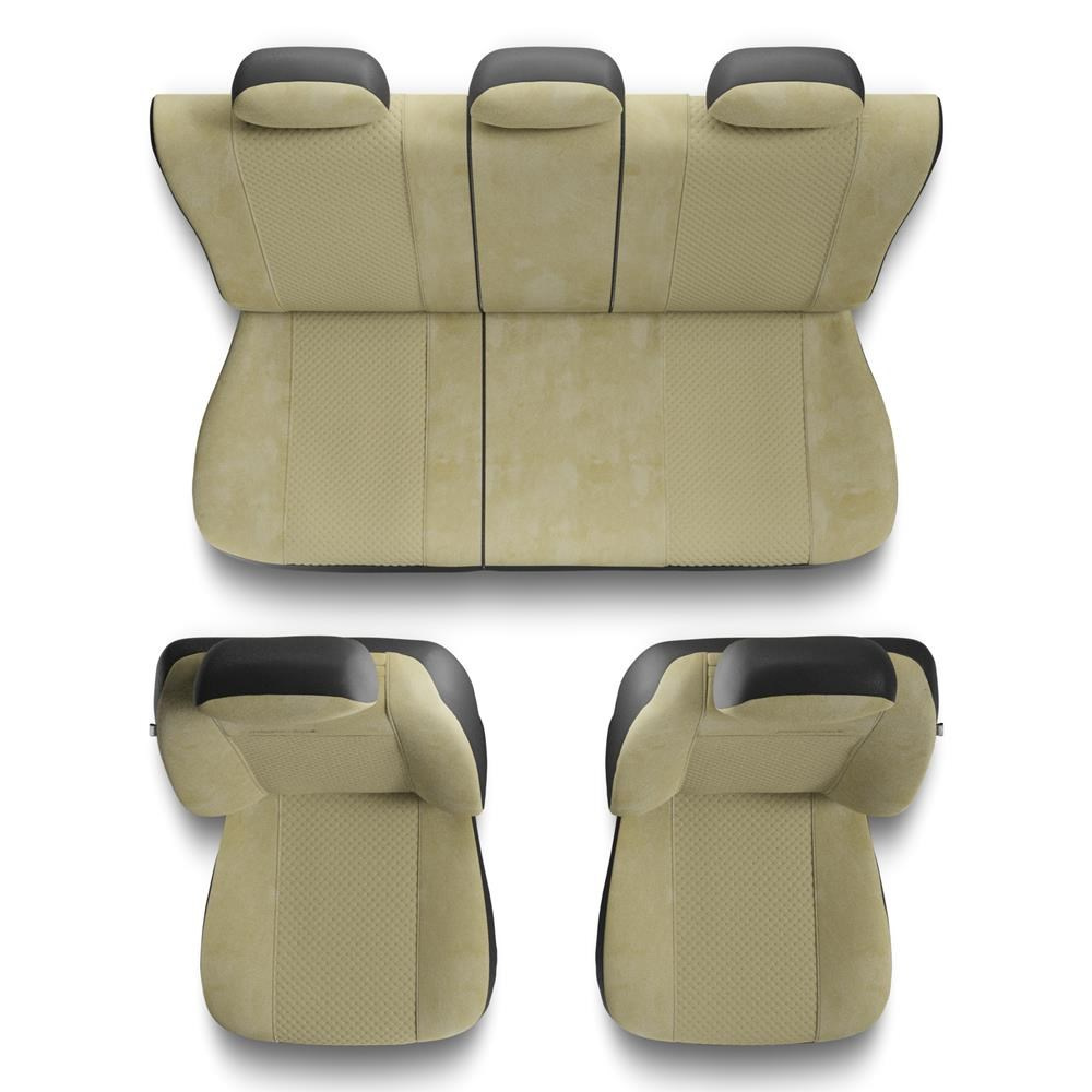 Fundas universales para asientos de coche para Dacia Duster I, II  (2010-2019) - PG-3 beige