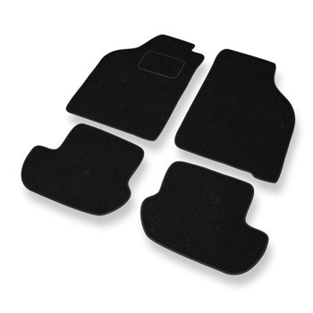Alfombrillas de fieltro adecuadas para Ford KA I (1996-2008) - alfombras para coche - color negro