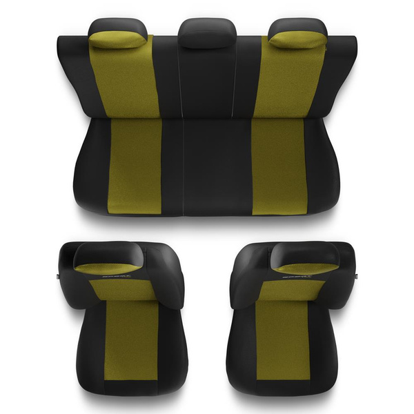 Fundas universales para asientos de coche para Citroen C1 I, II (2005-2021) - S-Y