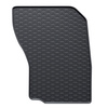 Alfombrillas de goma adecuadas para Peugeot 4007 SUV (2007-2012) - alfombras para coche - negro - 4 unidades