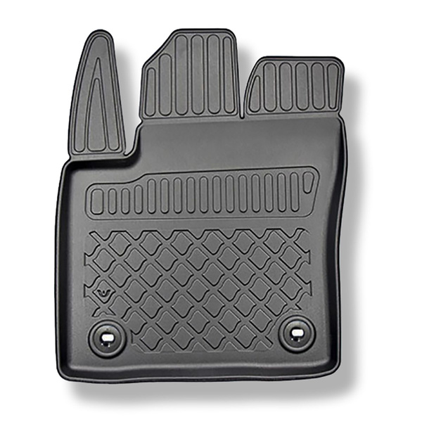 Alfombrillas de TPE adecuadas para Toyota C-HR I, II SUV (01.2017-....) - no adecuado para versión Plug-in híbrida - alfombras para coche