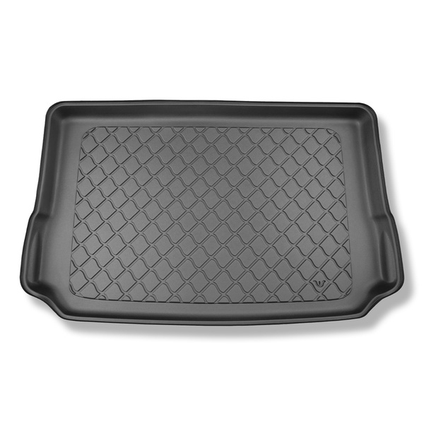 Alfombra para maletero adecuada para Renault Captur II E-Tech Full Hybrid SUV (08.2022-....) - Protector maletero - Alfombrilla maletero antideslizante - maletero superior; piso móvil en la posición más alta