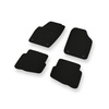 Alfombrillas de fieltro adecuadas para Volkswagen Polo IV 9N Hatchback, Berlina (2001-2009) - alfombras para coche - color negro