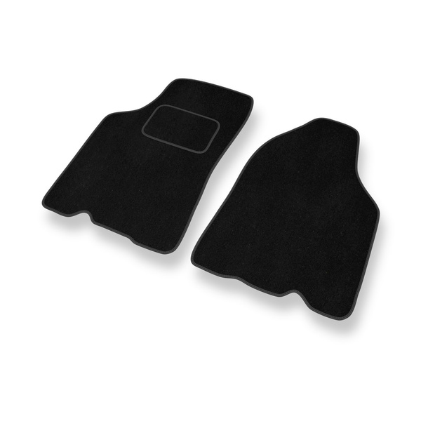 Alfombrillas de Velour adecuadas para Kia Shuma I Hatchback, Berlina (1997-2001) - alfombras para coche - Premium color negro