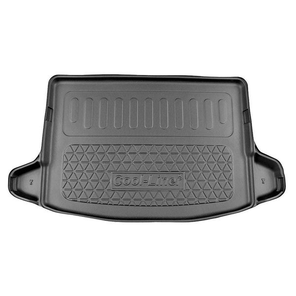 Alfombra para maletero adecuada para SsangYong Korando IV C300 SUV (09.2019-2025) - Protector maletero - Alfombrilla maletero antideslizante - parte superior del maletero; modelos con base móvil del maletero; el compartimento izquierdo y/o derecho pueden