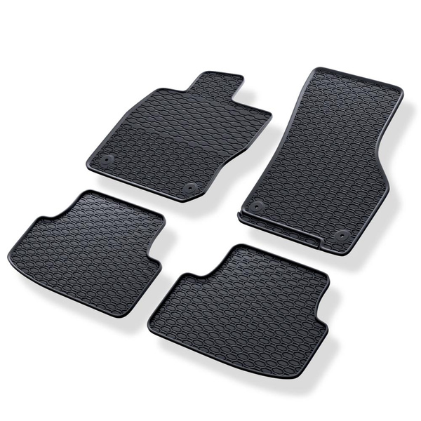 Alfombrillas de goma adecuadas para Audi A3 8Y (2020-....) - alfombras para coche - negro