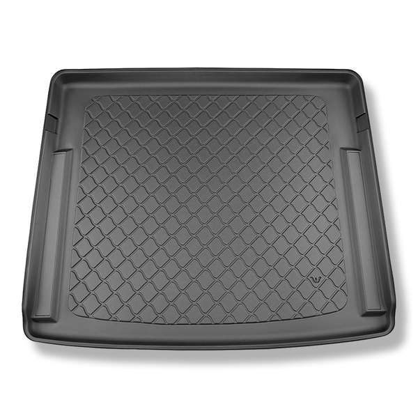 Alfombra para maletero adecuada para Nissan Ariya SUV (09.2022-....) - Protector maletero - Alfombrilla maletero antideslizante - maletero superior; piso móvil en la posición más alta; también para modelos con carriles de sujeción