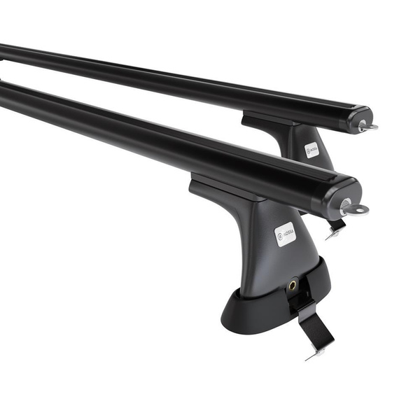 Portaequipajes de techo adecuadas para Ford Focus mk III Hatchback (2011-2018) - baca negra para coche - barras para techo de coche - sin puntos de montaje - aluminio