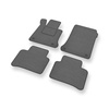 Alfombrillas de Velour adecuadas para Mercedes-Benz GLK X204 SUV (2009-2015) - alfombras para coche - Premium color gris