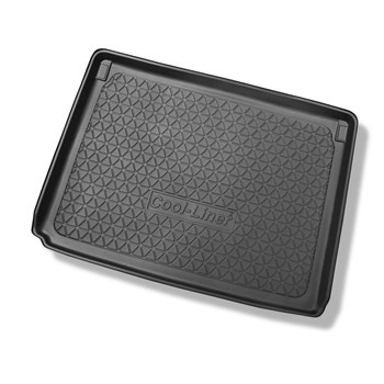 Alfombra para maletero adecuada para Citroen C4 Picasso II Monovolumen (07.2013-11.2020) - Protector maletero - Alfombrilla maletero antideslizante - 5 plazas; parte superior del maletero (base del maletero plana)