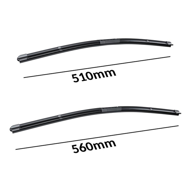 Escobillas limpiaparabrisas para la luna delantera para Audi A8 S8 4D Sedan (09.1996-01.2003) - escobillas plana