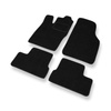 Alfombrillas de fieltro adecuadas para Opel Astra F Caravan, Hatchback, Cabrio, Berlina (1991-2002) - alfombras para coche - color negro