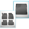 Conjunto de alfombrilla para maletero y alfombrillas para el interior del coche TPE para: Opel Astra K Sports Tourer (04.2016-12.2021)