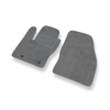 Alfombrillas de Velour adecuadas para Ford Kuga I SUV (2008-2012) - alfombras para coche - Premium color gris