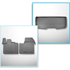 Conjunto de alfombrilla para maletero y alfombrillas para el interior del coche TPE para: Volkswagen Multivan T7 Furgonetaeta (10.2021-....) - separación corta de eje; tras la tercera fila de asientos; también versión eHybrid PHEV