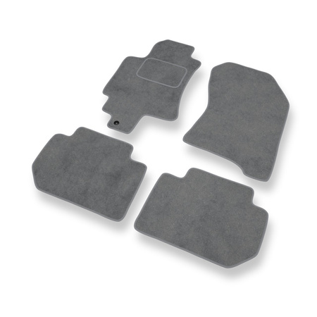 Alfombrillas de Velour adecuadas para Subaru Tribeca II (2007-2014) - alfombras para coche - Premium color gris