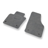 Alfombrillas de Velour adecuadas para Audi Q3 I 8U SUV (2011-2018) - alfombras para coche - Premium color gris