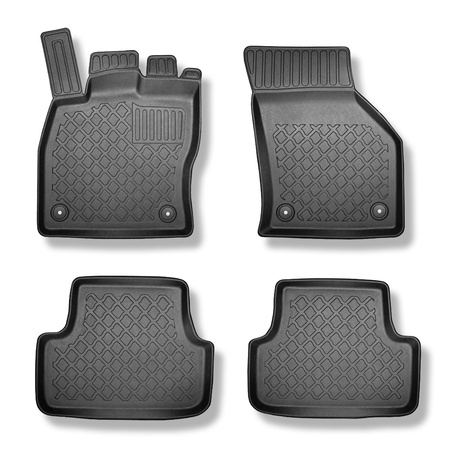 Alfombrillas de TPE adecuadas para Seat Leon III Sportstourer (01.2014-02.2020) - alfombras para coche