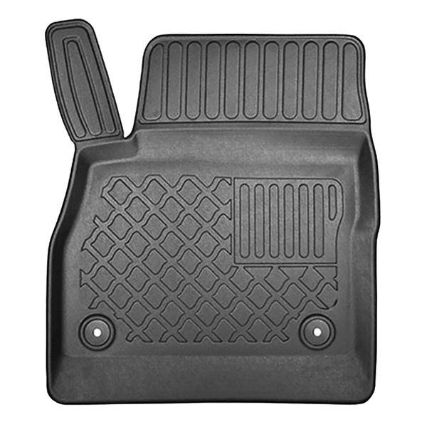 Conjunto de alfombrilla para maletero y alfombrillas para el interior del coche TPE para: Opel Astra K Hatchback (11.2015-12.2021) - parte superior maletero; con rueda de repuesto provisional