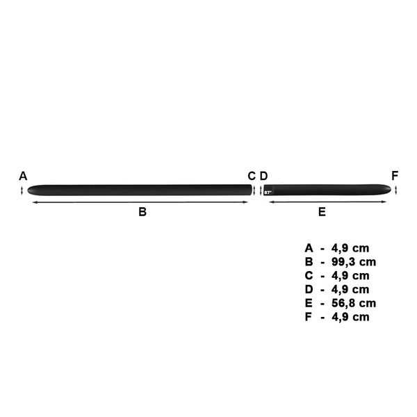 Protectores laterales negros para el coche Subaru Forester SUV (2008-2010)