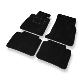 Alfombrillas de Velour adecuadas para BMW 4 F32, F36 Coupé, Gran Coupé (2014-202