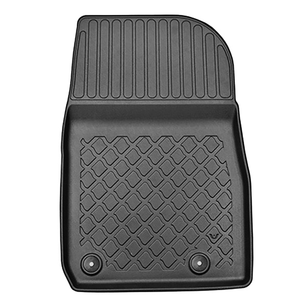 Conjunto de alfombrilla para maletero y alfombrillas para el interior del coche TPE para: Mazda CX-3 SUV (06.2015-12.2021) - para el nivel superior (también con subwoofer) e inferior (solo sin subwoofer) de la base móvil del maletero