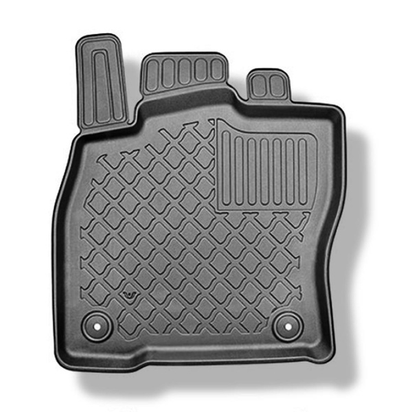 Conjunto de alfombrilla para maletero y alfombrillas para el interior del coche TPE para: Cupra Formentor Crossover (09.2020-....) - maletero superior; suelo móvil en la posición superior; no adecuado para versión Plug-in híbrida