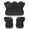 Fundas universales para asientos de coche para Alfa Romeo 166 I, II, III (1998-2007) - UNE-3