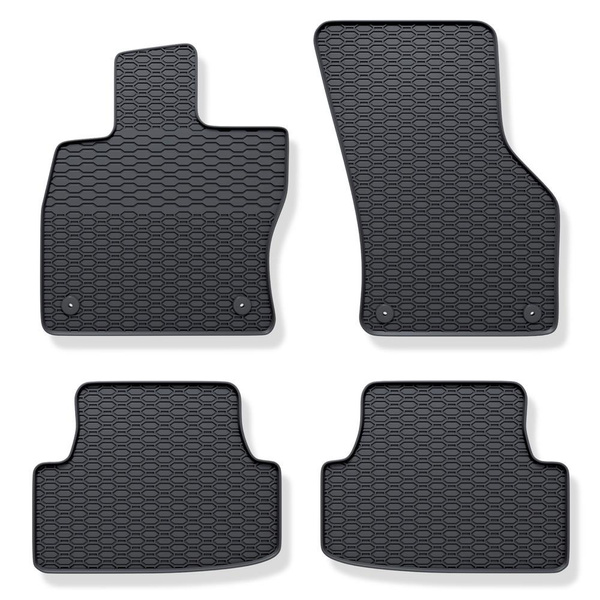 Alfombrillas de goma adecuadas para Audi A3 8Y (2020-....) - alfombras para coche - negro