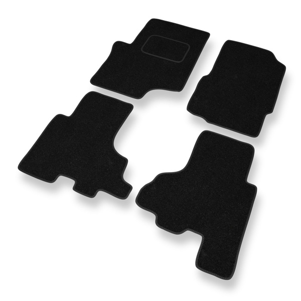 Alfombrillas de fieltro adecuadas para Saab 9-7X I SUV (2005-2009) - alfombras para coche - color negro