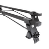 Portaequipajes de techo adecuadas para Fiat Seicento Hatchback (1998-2005) - baca negra para coche - barras para techo de coche - sin puntos de montaje - acero