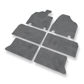 Alfombrillas de Velour adecuadas para Kia Carnival II Monovolumen (2006-2010) - 
