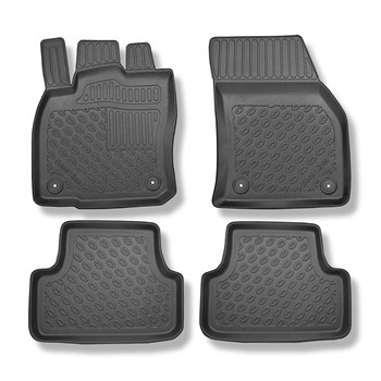 Alfombrillas de TPE adecuadas para Skoda Karoq SUV (11.2017-....) - alfombras para coche