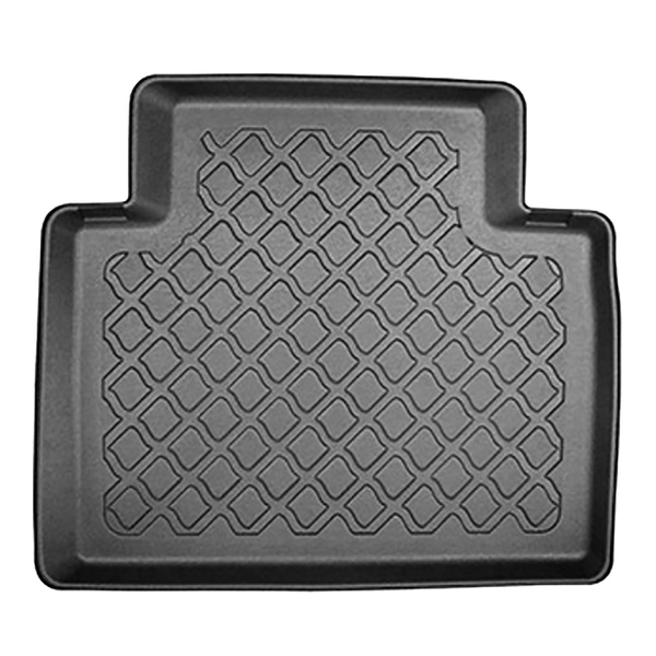 Conjunto de alfombrilla para maletero y alfombrillas para el interior del coche TPE para: Nissan X-Trail III SUV (08.2014-08.2017) - 5 plazas; maletero superior (para suelo móvil); sin tercera fila