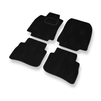 Alfombrillas de Velour adecuadas para Nissan Tiida I C11 Hatchback, Berlina (200