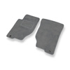 Alfombrillas de Velour adecuadas para Kia Sorento I SUV (2002-2009) - alfombras para coche - Premium color gris