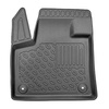Conjunto de alfombrilla para maletero y alfombrillas para el interior del coche TPE para: Peugeot 3008 II SUV (11.2016-11.2023) - maletero superior (borde de carga del maletero igualado); suelo móvil en la posición superior; no para la versión híbrida; co