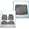 Conjunto de alfombrilla para maletero y alfombrillas para el interior del coche TPE para: Renault Megane E-Tech Hatchback (06.2022-....)
