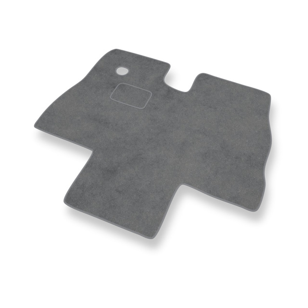 Alfombrillas de Velour adecuadas para Peugeot Boxer I Furgoneta (1994-2006) - alfombras para coche - Premium color gris