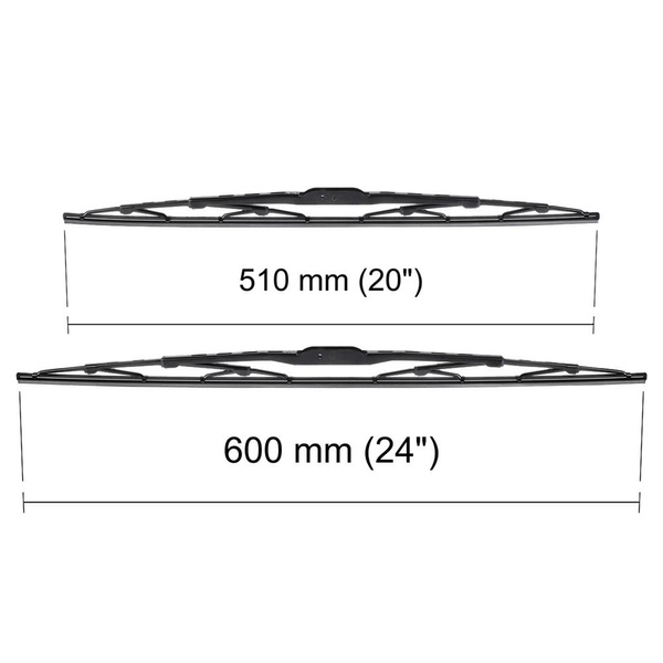 Escobillas limpiaparabrisas para la luna delantera para Toyota Camry V4 Berlina (01.2006-2011) - escobillas estándar