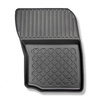 Conjunto de alfombrilla para maletero y alfombrillas para el interior del coche TPE para: Mitsubishi Outlander III SUV (09.2012-2022) - 5 plazas; maletero inferior (con y sin subwoofer); no para la versión híbrida; sin tercera fila