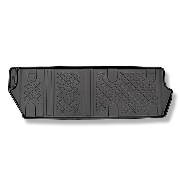 Conjunto de alfombrilla para maletero y alfombrillas para el interior del coche TPE para: Mercedes-Benz Vito BASE Tourer (10.2014-....) - tras la tercera fila de asientos; versión larga (distancia entre ejes 3.200 mm, longitud del coche 5.140 mm); sedili