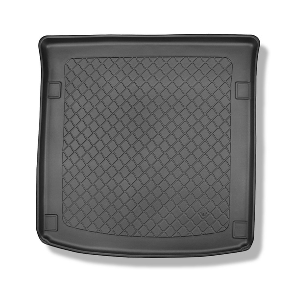 Alfombra para maletero adecuada para SsangYong Rexton II Y400 SUV (11.2017-2025) - Protector maletero - Alfombrilla maletero antideslizante - 5 plazas; piso móvil en la posición más baja o sin el piso móvil