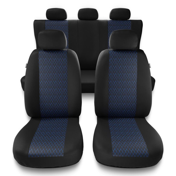 Fundas universales para asientos de coche para Dacia Dokker (2012-2021) - PF-BL