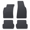 Alfombrillas de goma adecuadas para Audi A4 B6 (2000-2004) - alfombras para coche