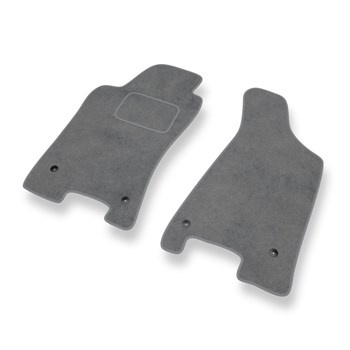 Alfombrillas de Velour adecuadas para Audi 80 IV B4 (1991-1996) - alfombras para coche - Premium color gris